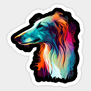 Borzoi Sticker